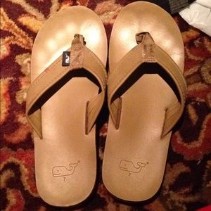 vineyeard vine leather flip flops